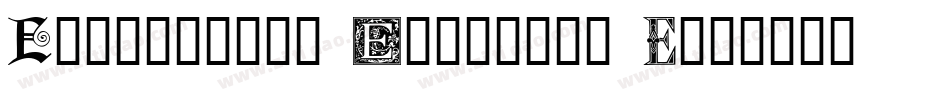 Ornamental Initials P字体转换